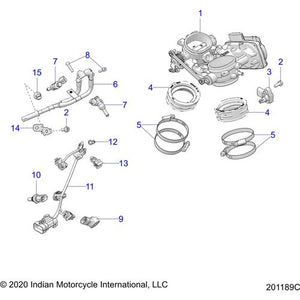 Bracket-Support Fuel Inlet by Polaris 2522005 OEM Hardware