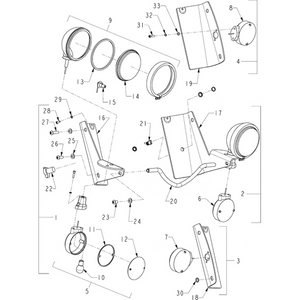 Bracket. Turn Signal LH Chr by Polaris N51300082 Turn Signal Mount