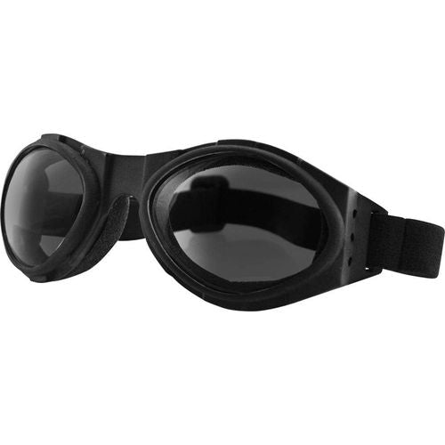 Western Powersports Sunglasses Bugeye Sunglasses Black W/Smoke Reflective Lens by Bobster BA001R
