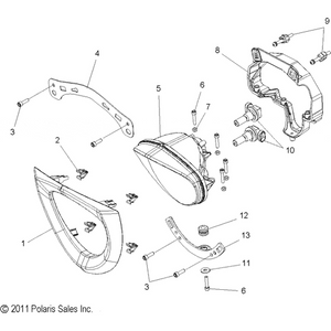 Bulb, Hid by Polaris 4010776 Bulb