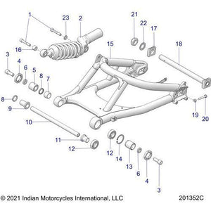 Bush-Shock Floating by Polaris 5142556 OEM Hardware