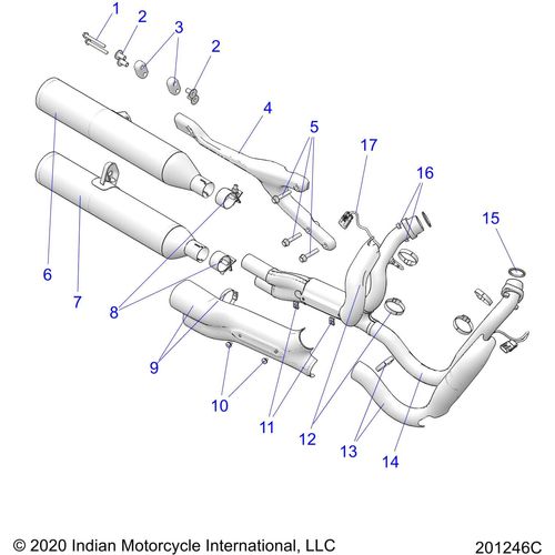 C-Clip M6 by Polaris 7082445 OEM Clip