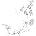 Caliper Rear Black by Polaris