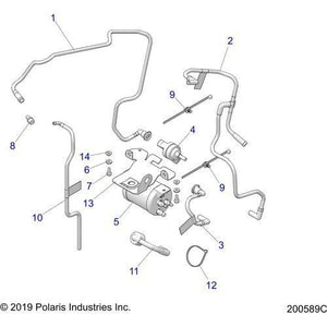 Canister-Carbon by Polaris 2522195 OEM Hardware