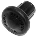 Handlebar End Cap Black Short by Polaris 5439001 Handlebar Ends