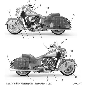 Cap Horn Cover Chrome by Polaris 7179683 Horn Cover