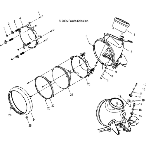 Cap, Thread Cover by Polaris 5411938 OEM Hardware