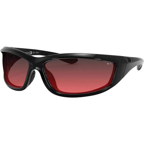 Western Powersports Sunglasses Charger Sunglasses Black W/Rose Lens by Bobster ECHA001R