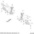 Chassis, Driver Footpegs - 2022 Indian Ftr 1200 Carbon
