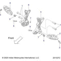 Chassis, Driver Footpegs - 2022 Indian Ftr 1200 Rally