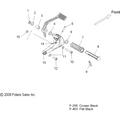 Chassis, Footpeg, R.H. - 2010 Victory Hammer/Sport/8 Ball All Options - V10Hb36Dd/Hs36Dc/Bb26Da