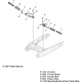 Chassis, Footpegs, Passenger - 2008 Victory Jackpot All Options - V08Bc26/Xb26
