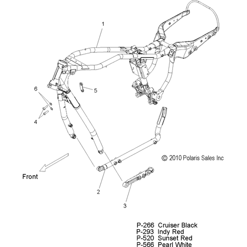 Chassis, Frame - 2011 Victory Jackpot All Options - V11Xb36 Schematic 3622 OEM Schematic