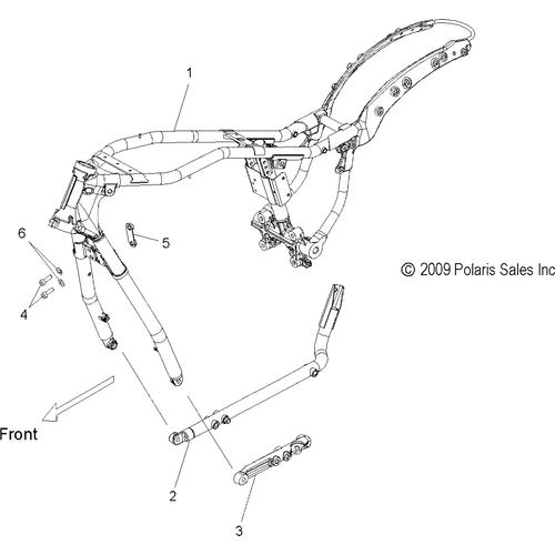 Chassis, Frame - 2012 Victory Kingpin - V12Cb36Np/Npc/Npa Schematic 3307 OEM Schematic