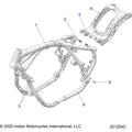 Chassis, Frame Asm. All Options - 2022 Indian Chief Dark Horse 116