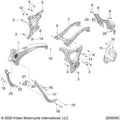 Chassis, Frame Asm. All Options - 2022 Indian Roadmaster