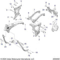 Chassis, Frame Asm. N22tkdbb All Options - 2022 Indian Roadmaster Dark Horse