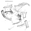 Chassis, Highway Bar - 2010 Victory Cross Country/Cross Roads All Options - V10Db36Da/Eb36Da