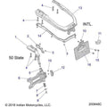 Chassis, License Plate Holder All Options - 2020 Indian Scout Bobber Sixty