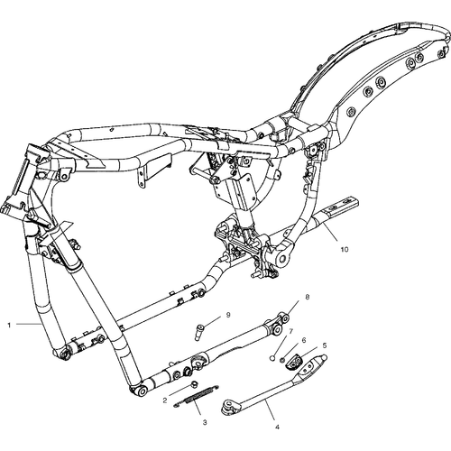 Chassis, Main Frame - 2003 Victory Victory Vegas All Options - V03Gb16 Schematic 5765 OEM Schematic