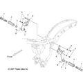 Chassis, Passenger Footpegs - 2009 Victory Vegas/Vegas 8 Ball/Vegas Low All Options - V09Ab26/Gb26/Lb26