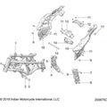 Chassis, Passenger Footpegs - 2019 Indian Ftr 1200