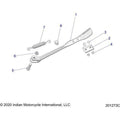 Chassis, Side Stand All Options - 2022 Indian Chief 111