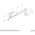 Chassis, Side Stand All Options - 2022 Indian Super Chief Limited 116