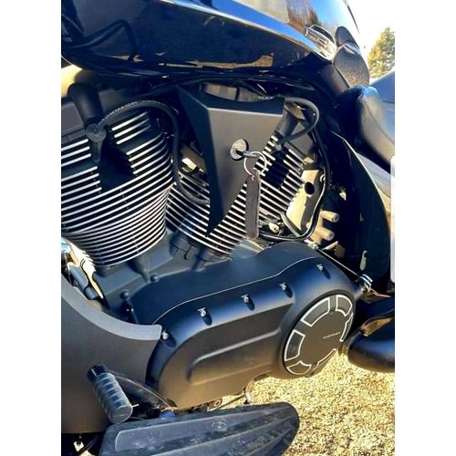 Cheese Wedge Left Side Flat Black by Witchdoctors WD-CWLFB Cheese Wedge