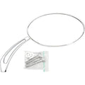 Chrome Oval Arrow Mirror by Harddrive
