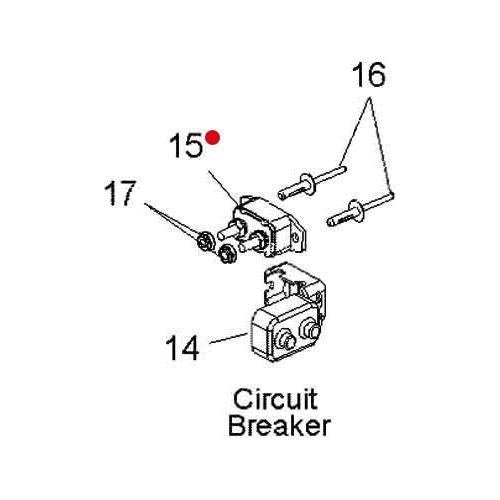 Off Road Express Circuit Breaker Circuit Breaker by Polaris 2410332