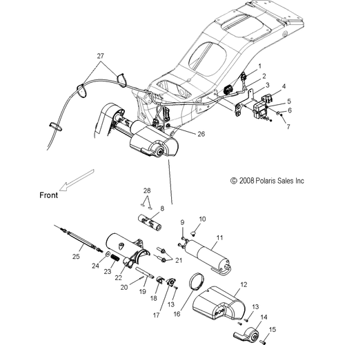 Clamp, Band by Polaris 7081567 OEM Clamp