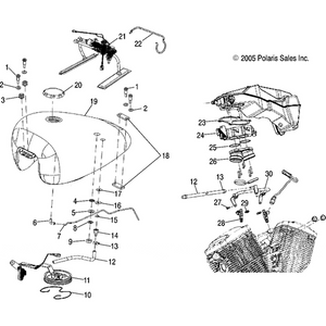 Clamp, Hose by Polaris 7080894 Hose Clamps