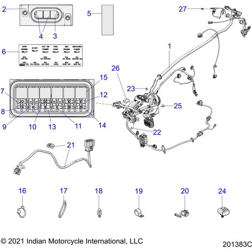 Off Road Express OEM Hardware Clip Edge Side W/Strap by Polaris 7081876