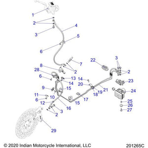 Clip Retention by Polaris 5450640 OEM Clip