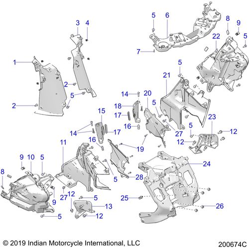 Clip-Routing 8 by Polaris 5454313 OEM Clip