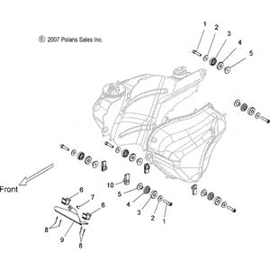 Clip, Strut by Polaris 2520579 OEM Clip