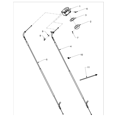 Clip Throttle Cable by Polaris N52100013 OEM Clip