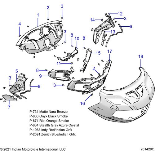 Clip-Trim Plastic White by Polaris 5456313 OEM Clip