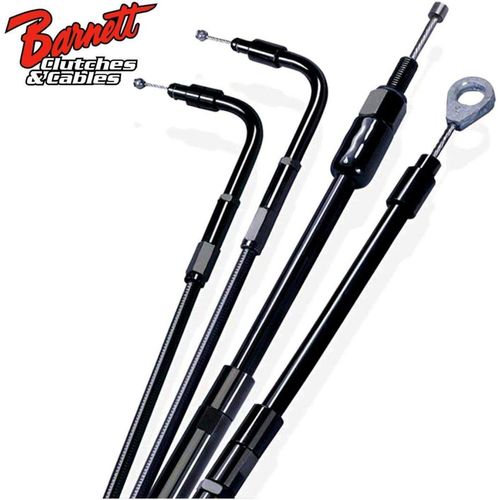 Clutch Cable Stealth Black Victory 08-UP Steel Frame by Barnett