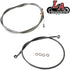 Parts Unlimited Cable Kit Complete Cable Kit Stainless Stock for Scout by LA Choppers LA-8400KT-08