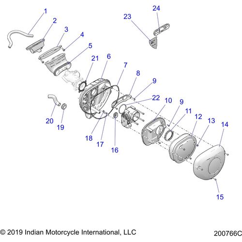 Connector Air Box by Polaris 5414662 Airbox Repair