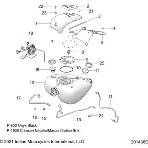 Console-Inner Pat3202M by Polaris 5262804-01 Dash Console