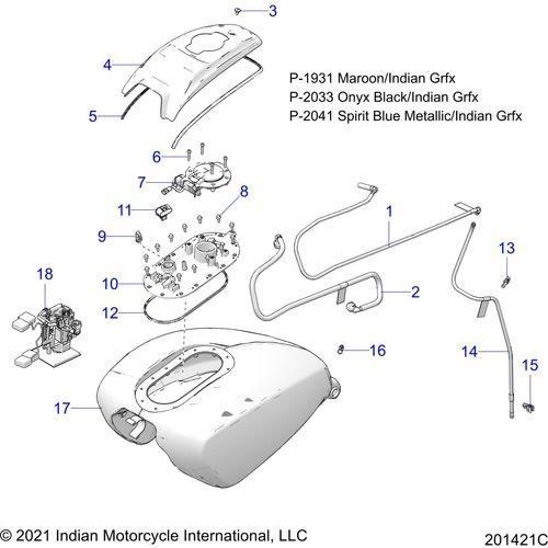 Console-Outer Stamp Chr by Polaris 5266759-156 Dash Console