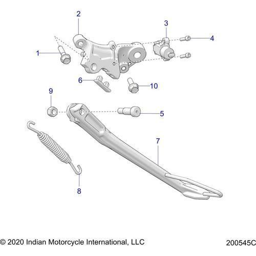 Controls, Clutch Lever Asm - 2019 Indian Ftr 1200 Schematic-25759 OEM Schematic