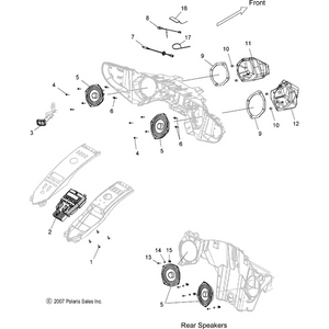 Cord, Aux. Audio by Polaris 2411288 OEM Hardware