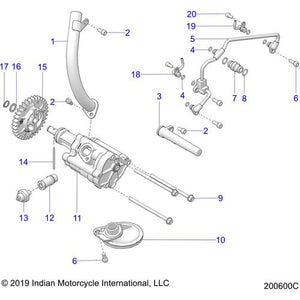 Coupler Oil Feed Cam Cover by Polaris 2521320 OEM Hardware