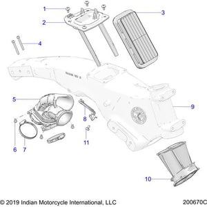 Cover-Airbox Filter by Polaris 5455016 Airbox Cover