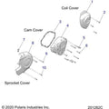 Cover-Cam Outer Mach Black by Polaris