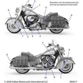 Cover Outer Primary Cap Chrome by Polaris